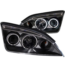 Load image into Gallery viewer, Anzo 2005-2007 Ford Focus Projector Headlights w/ Halo Black