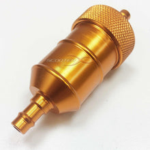 Load image into Gallery viewer, Aluminum Inline Fuel Filter 1/4" Flanges