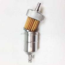 Load image into Gallery viewer, Aluminum Inline Fuel Filter 1/4" Flanges