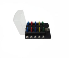 Load image into Gallery viewer, 10 Way Screw Fuse Block - LED Indicators