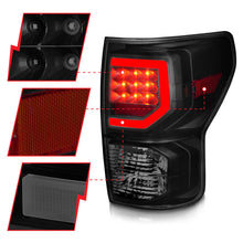 Load image into Gallery viewer, Anzo 07-11 Toyota Tundra Full LED Tailights Black Housing Smoke Lens G2 (w/C Light Bars) 311387