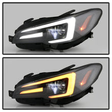 Load image into Gallery viewer, Spyder Subaru Impreza WRX 15-20 Halogen High-Power LED Headlights- Black PRO-YD-SWRX15HALAP-SBSEQ-BK 5088093