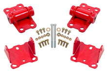 Load image into Gallery viewer, BMR Suspension BMR 78-87 G-Body Motor Mount Kit Upper &amp; Lower Poly - Red MM460R