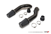 Load image into Gallery viewer, AMS Performance 2009+ Nissan GT-R R35 (CBA/DBA) Alpha Carbon Fiber Intake Pipes for Stock Turbos ALP.07.08.0008-1