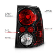 Load image into Gallery viewer, Anzo 2002-2005 Ford Explorer Taillights Black