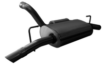 Load image into Gallery viewer, Corsa 18+ Jeep Wrangler JL 2.5in Dual Rear Turn Down Exit Black Touring Axle-Back Exhaust 21015BLK