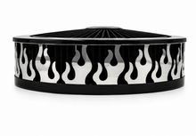 Load image into Gallery viewer, Blingz Beauty Bandz Black Air Filter Assembly , Flames - 750018