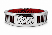 Load image into Gallery viewer, Blingz Beauty Bandz Red and Chrome Air Filter Assembly , Craps - 750039
