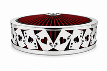 Load image into Gallery viewer, Blingz Beauty Bandz Red and Chrome Air Filter Assembly , Aces Wilds - 750041