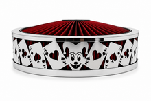 Load image into Gallery viewer, Blingz Beauty Bandz Red and Chrome Air Filter Assembly , Jokers Wild - 750042