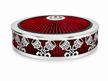 Load image into Gallery viewer, Blingz Beauty Bandz Red and Chrome Air Filter Assembly , Skullz and Rods - 750043