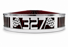 Load image into Gallery viewer, Blingz Beauty Bandz Red and Chrome Air Filter Assembly , 327 - 750046