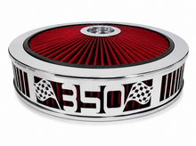 Load image into Gallery viewer, Blingz Beauty Bandz Red and Chrome Air Filter Assembly , 350 - 750047