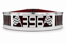 Load image into Gallery viewer, Blingz Beauty Bandz Red and Chrome Air Filter Assembly , 396 - 750048
