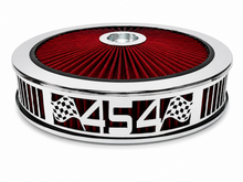 Load image into Gallery viewer, Blingz Beauty Bandz Red and Chrome Air Filter Assembly , 454 - 750050