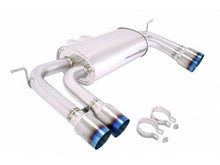 Load image into Gallery viewer, Megan Racing Axle Back Exhaust for 2010-2014 BMW X5M / X6M Blue Titanium Tips