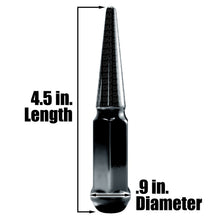 Load image into Gallery viewer, 4pc 4.5in Spike Lug Nuts