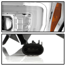 Load image into Gallery viewer, Spyder Ford F250/350/450 11-16 V2 High-Power LED Headlights-White Light Bar-Chrome PRO-YD-FS11V2PL-C 5087881