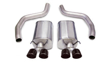Load image into Gallery viewer, Corsa Performance 06-13 Chevrolet Corvette C6 Z06 7.0L V8 Black Sport Axle-Back Exhaust