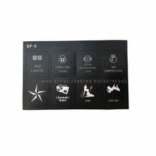 Load image into Gallery viewer, Slim Mount 6 Switch Touch Panel