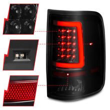 Load image into Gallery viewer, ANZO 2004-2006 Ford F-150 LED Tail Lights w/ Light Bar Black Housing Smoke Lens 311343