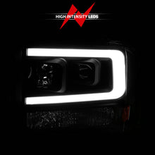 Load image into Gallery viewer, ANZO 99-04 Ford F250/F350/F450/Excursion (excl 99) Projector Headlights - w/ Light Bar Black Housing 111551