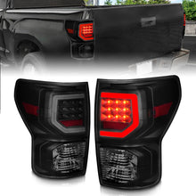 Load image into Gallery viewer, Anzo 07-11 Toyota Tundra Full LED Tailights Black Housing Smoke Lens G2 (w/C Light Bars) 311387