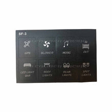 Load image into Gallery viewer, Slim Mount 6 Switch Touch Panel