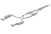 Load image into Gallery viewer, Borla 15-16 Dodge Challenger R/T 5.7L Dual Rectangle Angle Cut Dual Split Rear Exit S-Type Exhaust