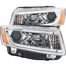 Load image into Gallery viewer, Anzo 2014-2015 Jeep Grand Cherokee Projector Headlightsw/Plank Style Design