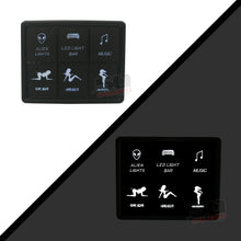 Load image into Gallery viewer, Slim Mount 6 Switch Touch Panel
