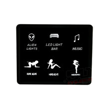Load image into Gallery viewer, Slim Mount 6 Switch Touch Panel