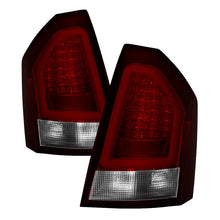 Load image into Gallery viewer, Spyder Chrysler 300 05-07 V2 Light Bar LED Tail Lights - Red Clear ALT-YD-CHR305V2-LED-RC 5083333