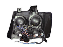 Load image into Gallery viewer, Anzo 2007-2013 Chevrolet Avalanche Projector Headlights w/ Halo Black(CCFL)