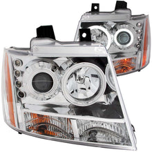 Load image into Gallery viewer, Anzo 2007-2013 Chevrolet Avalanche Projector Headlights w/ Halo Chrome