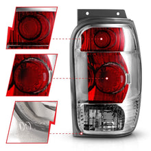 Load image into Gallery viewer, Anzo FORD EXPLORER 98-01 / MOUNTAINEER 98-01 TAIL LIGHTS CHROME