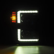 Load image into Gallery viewer, AlphaRex 08-10 Ford F250-550 PRO-Series Projector headlights Alpha-Black w/Activ Light/Seq Signal 880309 *Discontinued