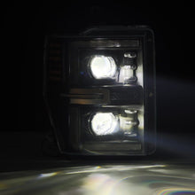 Load image into Gallery viewer, AlphaRex 08-10 Ford F250-550 LUXX-Series LED Projector Headlights Black w/Activ Light/Seq Signal 880312 *Discontinued