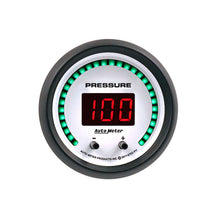 Load image into Gallery viewer, Autometer 52.4mm White Switchable 0-1600 PSI/0-110 BAR Fluid Pressure Phantom Elite Digital Gauge 6752-PH