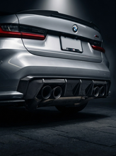 Load image into Gallery viewer, BMW 3 Series G80 M3 G82 G83 M4 Euro Version OE Style Carbon Fiber Rear Diffuser (2019 - 2024)