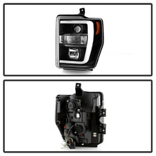 Load image into Gallery viewer, Spyder Ford F-250/350/450 08-10 V2 High-Power LED Headlights-Switch Back-Black PRO-YD-FS08PL-SBLB-BK 5087751