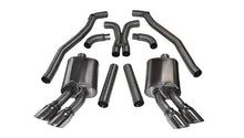 Load image into Gallery viewer, Corsa Performance 12-13 Chevrolet Camaro Coupe ZL1 6.2L V8 Polished Sport Cat-Back + XO