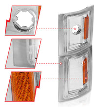 Load image into Gallery viewer, ANZO 1994-1998 Chevrolet Blazer Corner Lights Clear Lens w/ Amber Reflector 521041