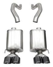 Load image into Gallery viewer, Corsa 06-13 Chevy Corvette C6 Z06 7.0L / 09-13 ZR1 6.2L Black PVD AxleBack Exhaust w/4.5in Twin Tips 21077BLK