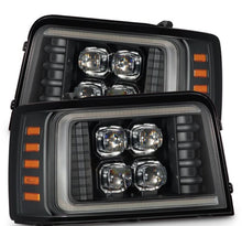 Load image into Gallery viewer, AlphaRex 92-96 Ford F-Series/Bronco NOVA-Series LED Proj Headlight Bk w/Actv Light SeqSig &amp; SBDRL 880299 *Discontinued