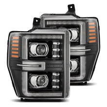 Load image into Gallery viewer, AlphaRex 08-10 Ford F250-550 LUXX-Series LED Projector Headlights Black w/Activ Light/Seq Signal 880312 *Discontinued