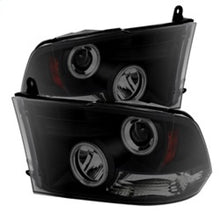 Load image into Gallery viewer, Spyder Dodge Ram 1500 09-14 Projector Halogen Model- CCFL Halo LED - Blk Smke PRO-YD-DR09-CCFL-BSM 5078810