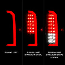 Load image into Gallery viewer, ANZO 15-21 Chevrolet Colorado Full LED Tail Lights w/ Red Lightbar Black Housing Clear Lens 311432