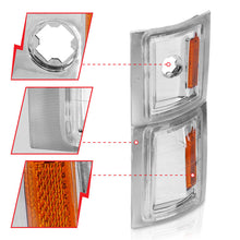 Load image into Gallery viewer, ANZO 1994-1998 Chevrolet Blazer Corner Lights Clear Lens w/ Amber Reflector 521041