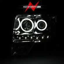 Load image into Gallery viewer, Anzo 2009-2014 Ford F-150 Projector Headlights w/ Halo Chrome (CCFL) G2